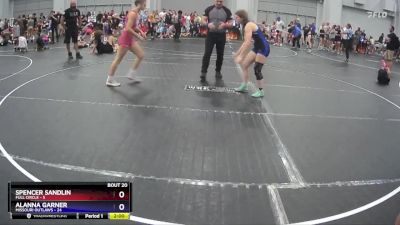 118 lbs Round 5 (8 Team) - Alanna Garner, Missouri Outlaws vs Spencer Sandlin, Full Circle