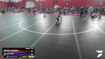 100 lbs Round 1 - Samuel Sikorsky, IL vs Elijah Hyet, IA