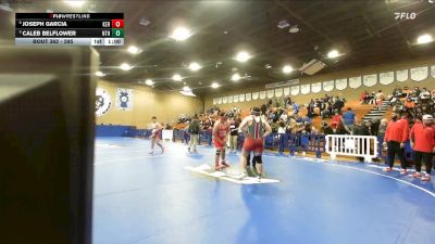 285 lbs Cons. Round 4 - Joseph Garcia, Kerman vs Caleb Belflower, North