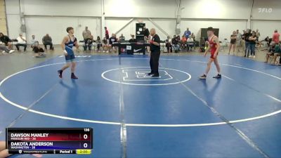 136 lbs Round 1 (8 Team) - Dawson Manley, Missouri Red vs Dakota Anderson, Washington