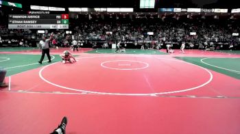 140 lbs Champ. Round 2 - Ethan Ramsey, GIR3 vs Trenton Justice, PROA