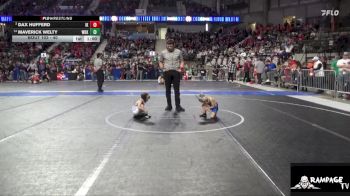 40 lbs Champ. Round 1 - Dax Hufferd, Iola Kids vs Maverick Welty, Wichita Blue Knights