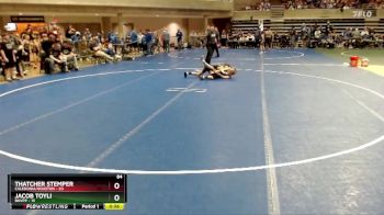84 lbs Semis (4 Team) - Jacob Toyli, BHVPP vs Thatcher Stemper, Caledonia/Houston