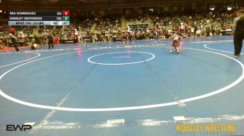 73 lbs 5th Place - Mia Dominguez, California vs Kinsley Ontiveros, Texas Elite Wrestling Club
