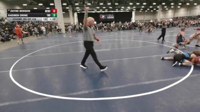 106 lbs Champ. Rd Of 128 - Zayne Benson, Western Colorado Wrestling Club vs Kaemen Orine, Team Missouri Select
