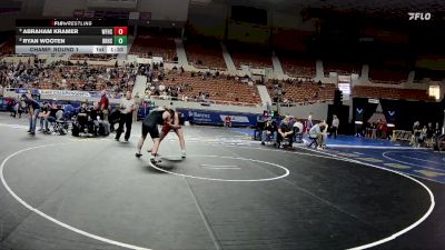 D1-190 lbs Champ. Round 1 - Abraham Kramer, Williams Field High School vs Ryan Wooten, Desert Ridge High School