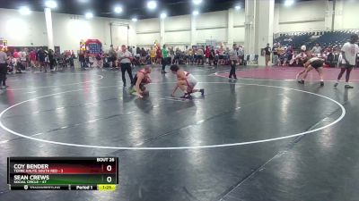 175 lbs Round 6 (10 Team) - Sean Crews, Social Circle vs Coy Bender, Terre Haute South Red