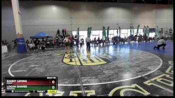 120 lbs Champ. Round 2 - Danny Leming, Eagle vs Logan Shaver, Meridian