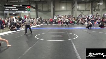 110 lbs Quarterfinal - Bentlee Diediker, Linn County vs Jagger Vrana, Kansas YG
