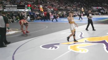 Cons. Round 3 - Jaedon Welton, Lincoln Christian vs Chaz Erickson, Kearney Catholic