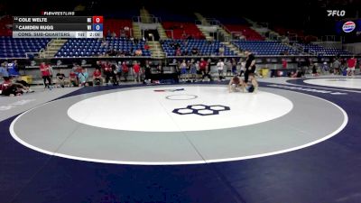 113 lbs Cons. Sub-quarters - Cole Welte, NE vs Camden Rugg, WI