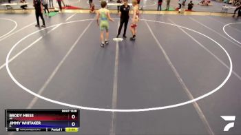 132 lbs Cons. Round 3 - Brody Miess, WI vs Jimmy Whitaker, IL