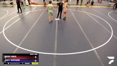 132 lbs Cons. Round 3 - Brody Miess, WI vs Jimmy Whitaker, IL