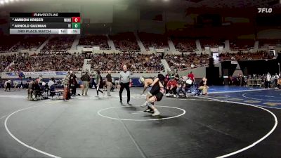 126-D3 3rd Place Match - Ammon Kriser, Walden Grove High School vs Arnold Guzman, Tempe High School