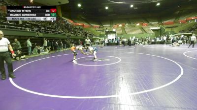 140 lbs 9th Place - Andrew Myers, Liberty Bakersfield vs Davrius Gutierrez, Selma