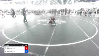 64 lbs Rr Rnd 2 - Alysiah Grijalva, Hotshots Wrestling vs Rosemarie Mitchell, LV Bears WC