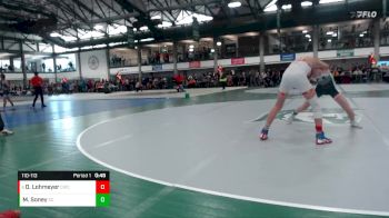 110-113 lbs Semifinal - Derik Lohmeyer, Champions Wrestling Club vs Mason Soney, SOT-The Compound