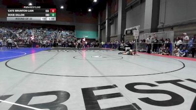 110 lbs Round Of 32 - Cate Brunton-Lain, USA Gold vs Dixie Dillon, Oakridge Mat Club