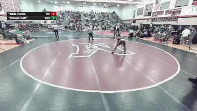 127 lbs Cons. Round 3 - Isaiah Hurt, Milton Hershey Hs vs Reid Fouse, Elizabethtown Area Hs