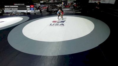 135 lbs Maya Camarena, SCVWA - Santa Clara Valley Wrestling Association vs Marley Nelson, OCWA - Orange County Wrestling Association
