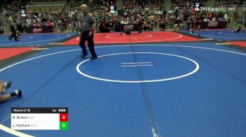 58 lbs Round Of 16 - Baron Brown, RAW vs Jaysen Matlock, Poteau Youth Wrestling Academy