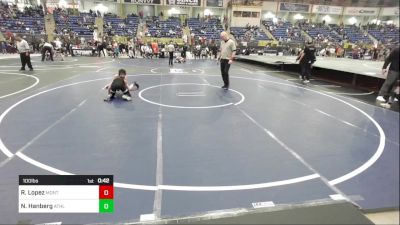 100 lbs Consolation - Romolo Lopez, Montrose Elite vs Noah Hanberg, Athlos Wrestling