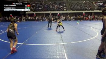 75 lbs Champ. Round 1 - Cullen Fisher, PACK732 vs Landon Skog, Sarbackers Wrestling Academy