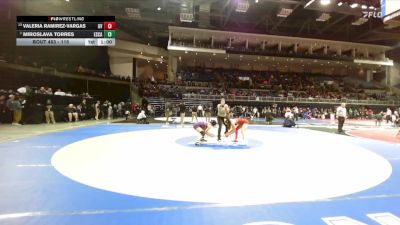 115 lbs Cons. Round 4 - Valeria Ramirez-Vargas, Golden Valley vs Miroslava Torres, Escalon