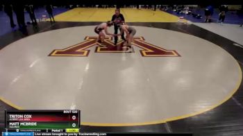 152 lbs Cons. Round 4 - Matt McBride, Holmen vs Triton Cox, Albert Lea Area
