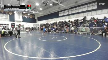 144 lbs 3rd Place Match - Kyle Da Nobrega, South Torrance vs Xander Fronhofer, Nordhoff