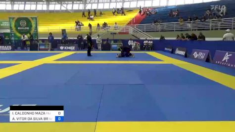 IGOR CALDONHO MAZA vs ALAN VITOR DA SILVA BRAGA 2023 Brasileiro Jiu-Jitsu IBJJF