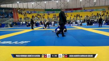 Lucas Alberto Carvalho Coelho vs Paulo Henrique Sodré De Oliveira 2026 Brasileiro Jiu-Jitsu IBJJF