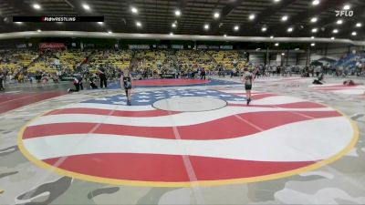 80 lbs Quarterfinal - Ayden Harbin, Dickinson Wrestling Club vs Clayton Kennedy, Eastside United