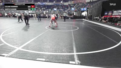 143.8-156.7 lbs Consi Of 16 #2 - Lillian Hamner, Darkhorse WC vs Jadyn Clouse, Trailblazer Wrestling Club