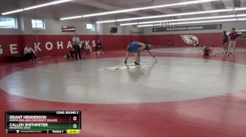 285 lbs Cons. Round 2 - Callen Smithpeter, Minnesota State vs Grant Henderson, North Iowa Area Community College