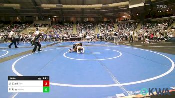 58 lbs Semifinal - Uzziah Clark, Pin-King All Stars vs Robert Frey, Norman Grappling Club