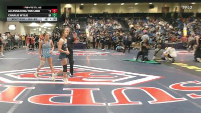 106 lbs Round Of 16 - Allessandra Toscano, TX vs Charlie Wylie, NJ