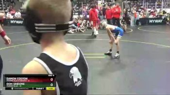 60 lbs Round 2 (4 Team) - Dom Sindone, Dundee Blue vs Damon Coston, Belding Black Knights