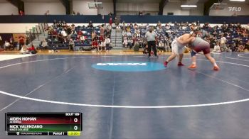 285 lbs Champ. Round 2 - Aiden Homan, Alvernia vs Nick Valenzano, King`s College