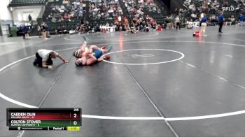 215 lbs Round 3 (16 Team) - Caeden Olin, Millard South vs Colton Stover, Norton Community