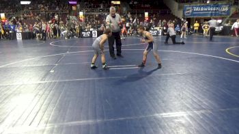 75 lbs Semifinal - Bryce Lorenzo, Belle Vernon vs Colton Brown, Chestnut Ridge
