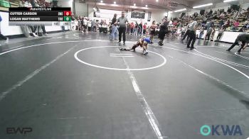 43 lbs 3rd Place - Cutter Carson, Salina Wrestling Club vs Logan Matthews, Tiger Trained Wrestling