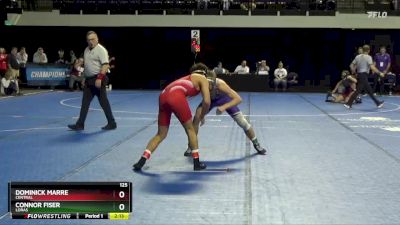 125 lbs Quarterfinal - Connor Fiser, Loras vs Dominick Marre, Central
