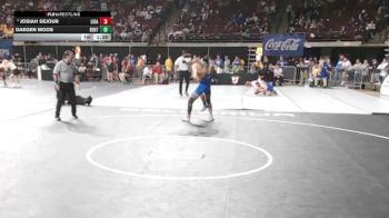 D 1 144 lbs Champ. Round 2 - Daegen Moos, Benton vs Josiah Sejour, Live Oak