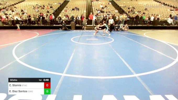 82a lbs Final - Christian Stamis, Bitetto Trained Wrestling vs Emelly ...