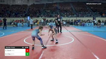 80 lbs Quarterfinal - Carleigh Clark, Pryor Elementary Wrestling vs Harley Clay, Westmoore Wrestling Club