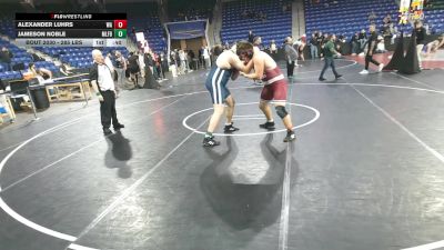 285 lbs Consi Of 16 #1 - Alexander Luhrs, Westford Academy vs Jameson Noble, Milford NH