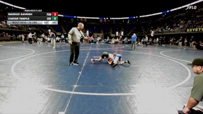 75 lbs Consy 4 - Maddox Gavrish, Penn Trafford vs Carter Temple, Seneca Valley