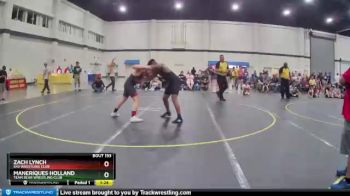 145 lbs Cons. Round 3 - Zach Lynch, 843 Wrestling Club vs Maneriques Holland, Team Bear Wrestling Club