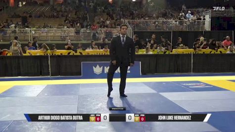 John Luke Hernandez vs Arthur Diogo Batista Dutra 2025 Pan Kids Jiu-Jitsu IBJJF Championship